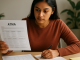 A focused student organizes ATMA practice sections, review notes, and a weekly study plan